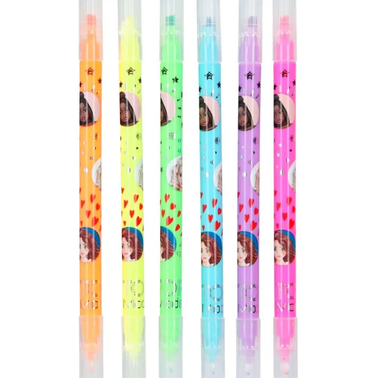 Top Model Set Dúo Neón con Marcador y Puntafina