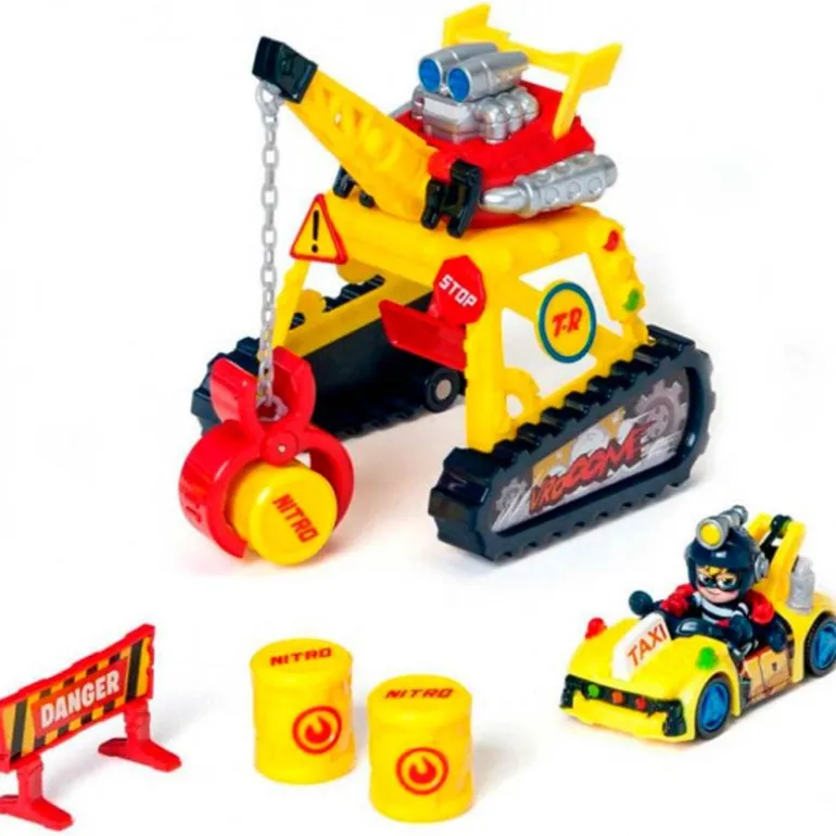 T-Racers Playset Turbo Crane Challenge