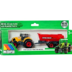 Tractor con Remolque Infantil Escala 1:50 Surtido