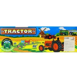 Tractor de Juguete con Remolque y Animales