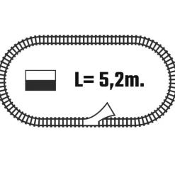 Tren Eléctrico Renfe AVE con Estación