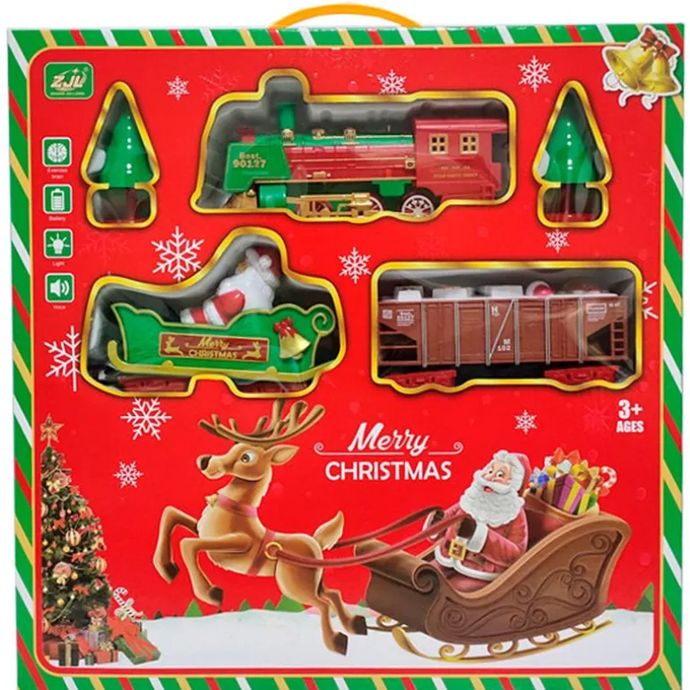 Tren Navideño con Trineo