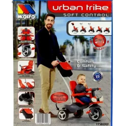 Triciclo Rojo con Ruedas de Goma