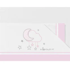 Triptico sabanas Minicuna a Dormir Rosa