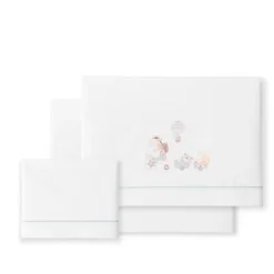 Triptico Sábanas cuna de 120*60 Jirafa con Broche