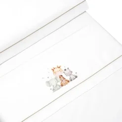 Triptico Sábanas cuna de 120*60 Jirafa Broche