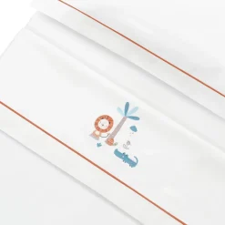 Triptico Sábanas cuna de 120*60 Leon con Broche