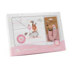 Triptico Sábanas cuna de 120*60 Rino Broche