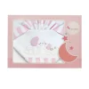 Triptico Sábanas para cuna de 120*60 Perrito Rosa