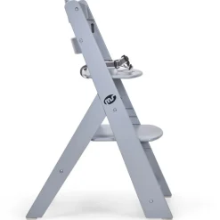 Trona madera gris con cojín Full Rosa