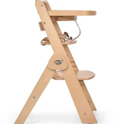 Trona madera plegable con cojín Full Rosa