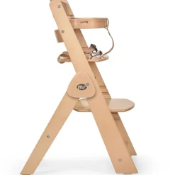 Trona madera plegable con cojín Full Gris