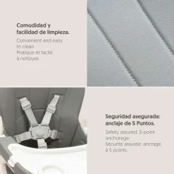 Trona Pratic Polipiel Gris