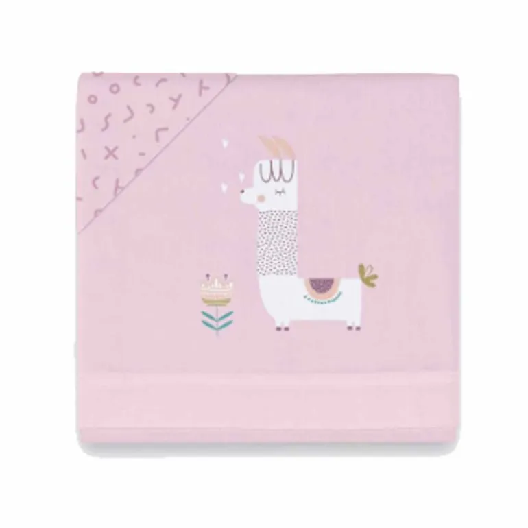 Tríptico de Sábanas de Cuna 60*120 Llama Rosa