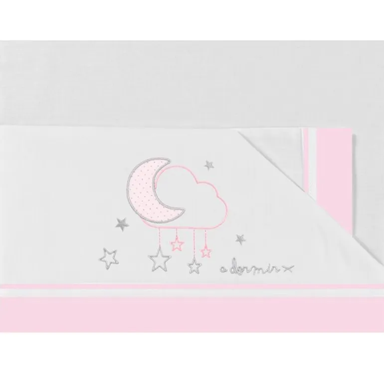 Tríptico de Sábanas de Cuna 60*120 A Dormir Rosa
