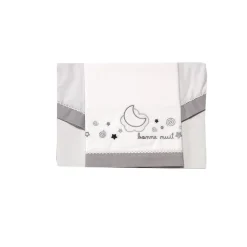 Tríptico sábanas 140x80 Nuit Gris