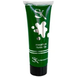 Tubo de Maquillaje Fluido en Color Verde Oscuro