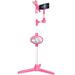 Unicornio Micrófono con Pie Luminoso y Altavoz