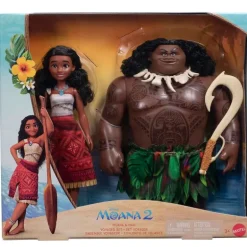 Vaiana 2 Pack Conjunto de Viajante Vaiana y Maui