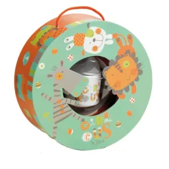 Vajilla 7 piezas caja redonda