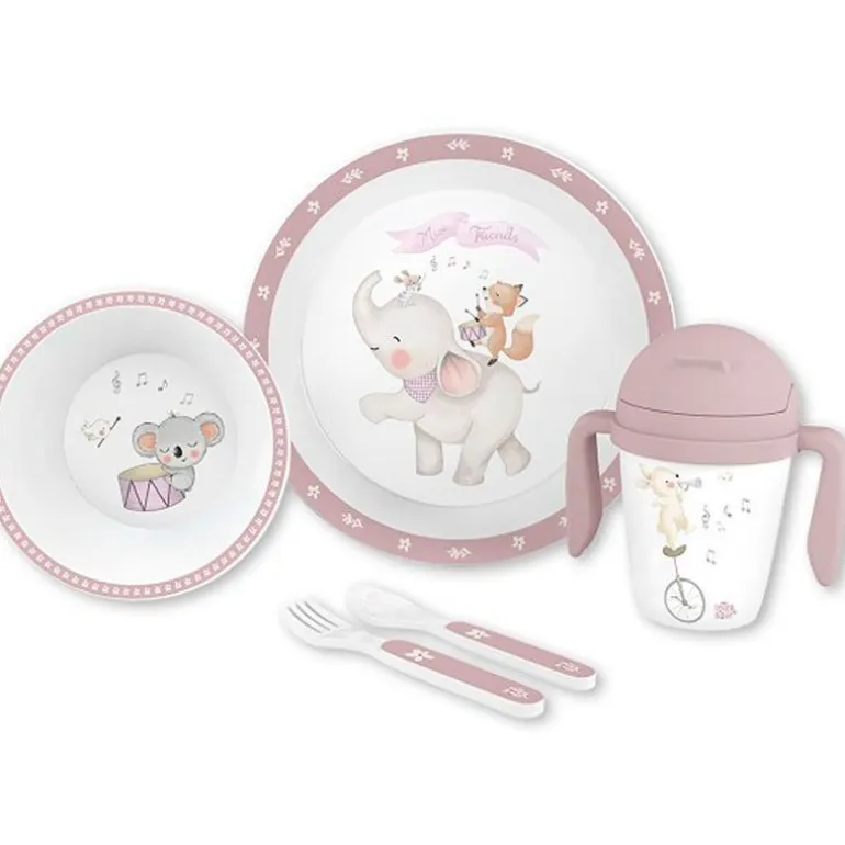 Vajilla 5 Piezas micro Friends
