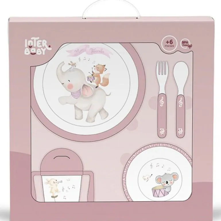 Vajilla 5 Piezas micro Friends