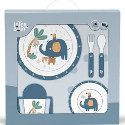 Vajilla 5 Piezas micro Jungla