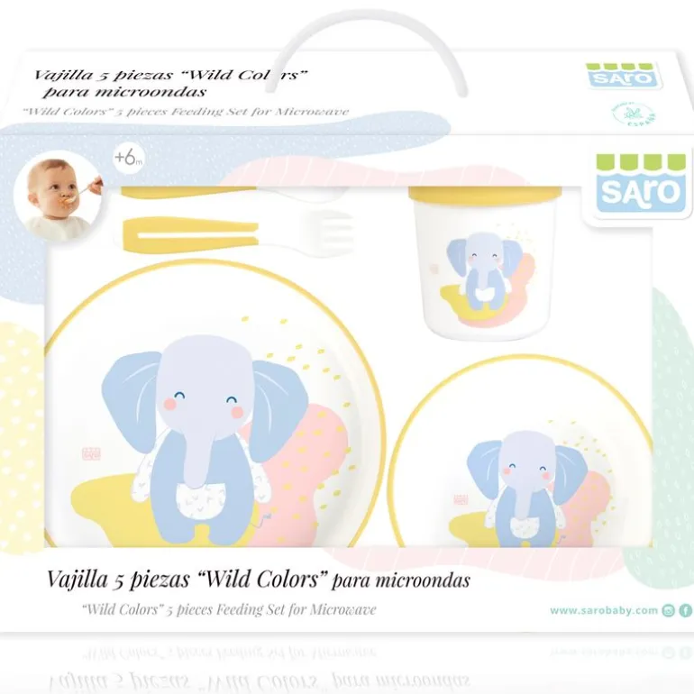 Vajilla 5 Piezas Wild Colors