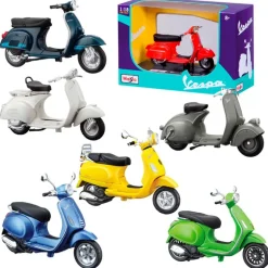 Vespa Moto Escala 1:18 Surtida
