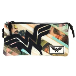 Wonder Woman Estuche Portatodo Triple HS Collage