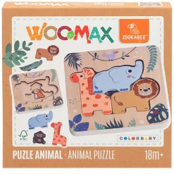 Woomax Zookabee Puzzle Madera Animales