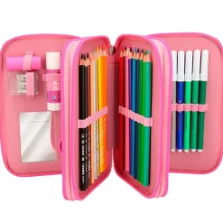 Ylvi & Minimoomis Estuche Triple Rosa